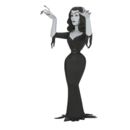 Vampira Toony Terrors Figura Vampira Silver Screen Edition 15 cm    