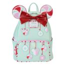 Disney by Loungefly Mochila Mini Minnie Holiday Peppermint Ornaments