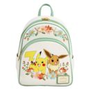 Mochila Floral Pikachu y Eevee Pókemon Loungefly