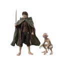 Figura Frodo Bolsón y Gollum El Señor de los Anillos S.H. Figuarts