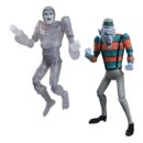 Teenage Mutant Ninja Turtles: Saturday Morning Adventures 2-Pack Figuras Creepy Eddie & Shibano-Sama 17 cm