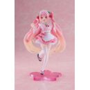 Hatsune Miku Estatua PVC Newley Written Sakura Miku Japanese Cafe Ver. Reissue 18 cm