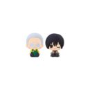 Sakamoto Days Mini Figuras PVC Pote Raba Rubber Mascot Sakamoto Taro & Nagumo 8 cm