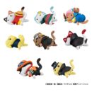 One Piece Mega Cat Project Figuras Egghead NyanPieceNyan! Stickie! 3 cm Surtido (8)