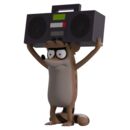 Regular Show Vinyl Figure Rigby 11 cm              
