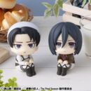 Attack on Titan Estatuas PVC Look Up Levi Cleaning up Ver. & Mikasa Ackerman (with gift) 11 cm           