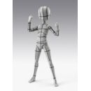 S.H.Figuarts Figura Body-Kun -Ken Sugimori- Edition -Wireframe- (Gray Color Ver.) 13 cm