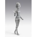 S.H.Figuarts Figura Body-Chan -Ken Sugimori- Edition -Wireframe- (Gray Color Ver.) 13 cm