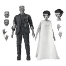 Universal Monsters Pack de 2 Figuras La novia de Frankenstein 90th Anniversary The Monster & His Mate (B&W) 18 cm