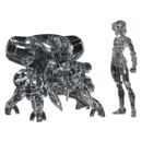 Ghost in the Shell Maqueta Plastic Model Kit PLAMAX minimum factory Motoko Kusanagi con Fuchikoma: Thermoptic Camouflage Ver. 8 cm