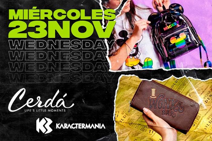 Wednesday 23th - Cerdá and KaracterMania