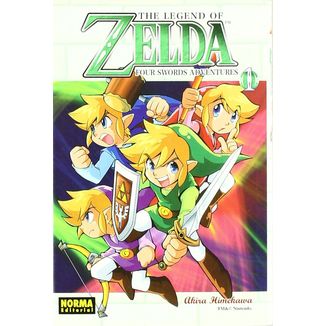 The Legend of Zelda Four Swords #01 (Spanish) Manga Oficial Norma Editorial