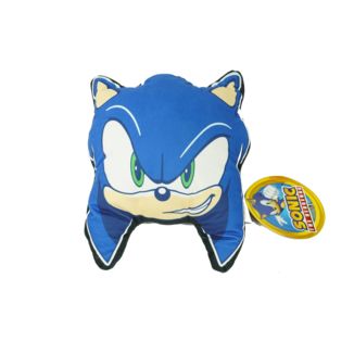 Cojin Cabeza Sonic The Hedgehog 29 x 35 cms