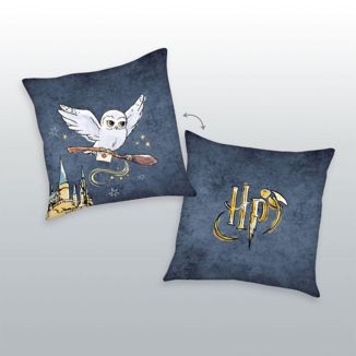 Hedwig & Logo Cushion Harry Potter 