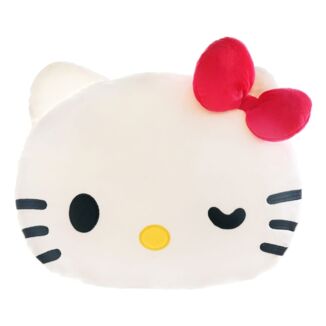 Hello Kitty Face Plush Cushion Sanrio 37 cm