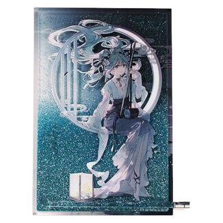 Figura Acrílica Bloque Purpurina Hatsune Miku Han Gong Qiu Yue Character Vocal Series 01 Vocaloid
