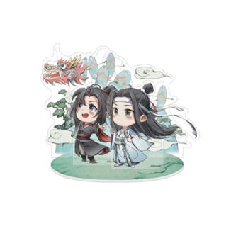 Figura Acrílica Diorama Wei Wuxian y Lan Wangji Dragon Boat Festival Grandmaster of Demonic Cultivation