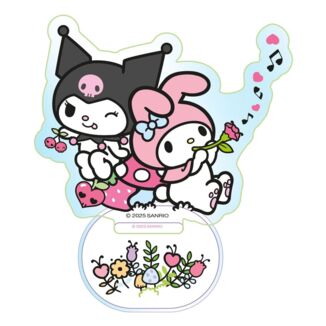 Kuromi & My Melody Acrylic Figure Sanrio Sakami Merchandise