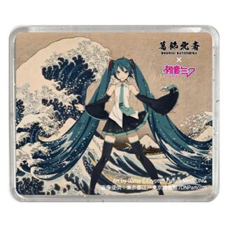 Imán 3D Hatsune Miku x Katsushika Hokusai Vocaloid