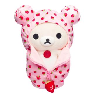 Korilakkuma Pattem Sleeping Bag Rilakkuma Plush 33 cm