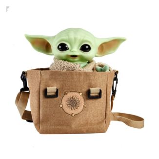 Grogu In Shoulder Bag Plush With Voice Star Wars The Mandalorian