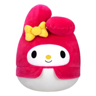 Peluche My Melody Yellow Bow and Pink Suit Sanrio Squishmallows 25 cm