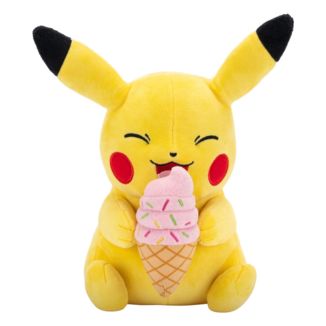 Pikachu with Ice Cream Plush Pokémon 20 cm