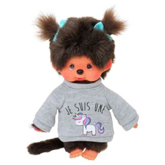 Peluche Unicorn Monchhichi 20 cm