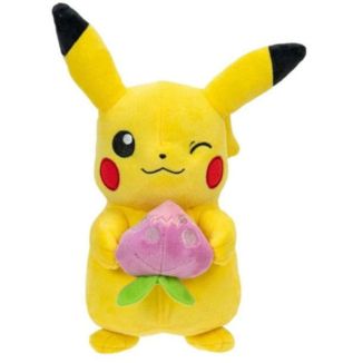 Pikachu with Pecha Berry Accy Plush Pokemon 20 cms