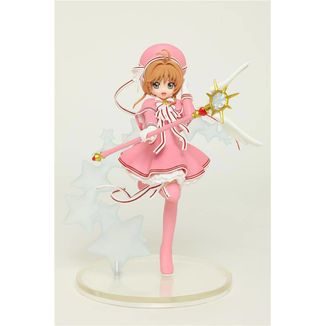 Sakura Kinomoto in pink Figure Cardcaptor Sakura Clear Card