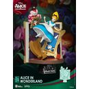 Figura Alicia en el Pais de las Maravillas Disney Diorama D-Stage Story Book Series