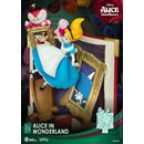 Figura Alicia en el Pais de las Maravillas Disney Diorama D-Stage Story Book Series