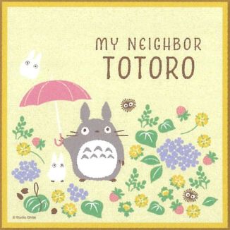 Tapete de mesa Totoro con Paraguas Mi Vecino Totoro Studio Ghibli 43 x 43 cms