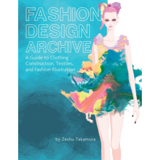 Libro Artbook Fashion Design Archive - A guide to Clothing Construction, Textiles and Fashion Illustration (Inglés)