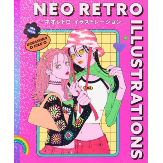 Libro Artbook Neo Retro Illustrations (Japonés)