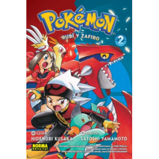 Pokemon Rubi y Zafiro #02 Manga Oficial Norma Editorial