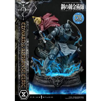 Estatua Edward & Alphonse Elric Deluxe Version Fullmetal Alchemist