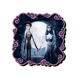 Victor & Emily Chunky Magnet Corpse Bride Tim Burton