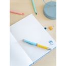 A5 Premium Plush Cover Notebook with Stitch Lilo & Stitch Disney Pen