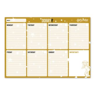 Dobby Weekly Planner Pad A4 Harry Potter