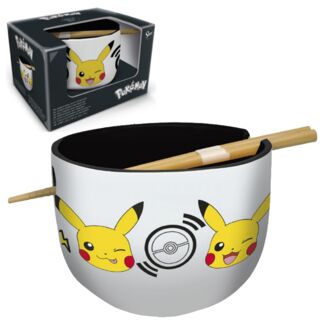 Pikachu Ramen Bowl with Chopsticks Pokémon 500 ml