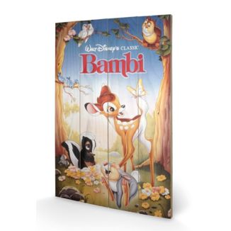 Cuadro De Madera Bambi Disney