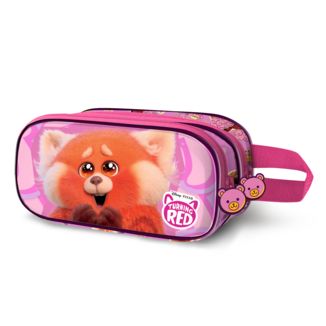 Meilin Lee Panda Double Pencil Case Turning Red Disney
