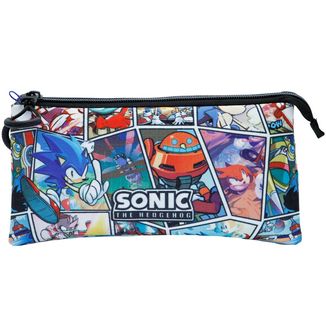 Sonic Comic Triple HS Pencil Case Sonic The Hedgehog