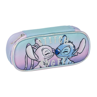 Stitch & Angel Oval Pencil Case Lilo & Stitch Disney