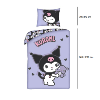 Funda Nórdica Kuromi Lila Sanrio 140 x 200 cm