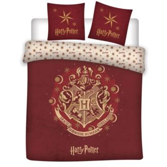 Funda Nordica Roja Hogwarts Harry Potter 200 x 200 cms