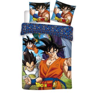 Duvet Cover Son Goku & Vegeta Dragon Ball Super 140 x 200 cms