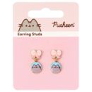 Pendientes Pusheen Lazo Rosa