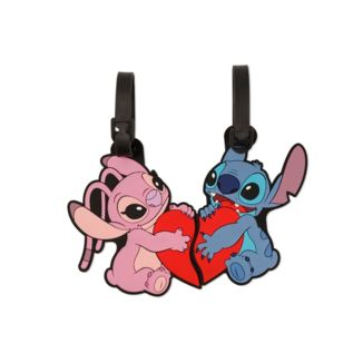 Stitch and Angel Luggage Tag Lilo and Stitch Disney